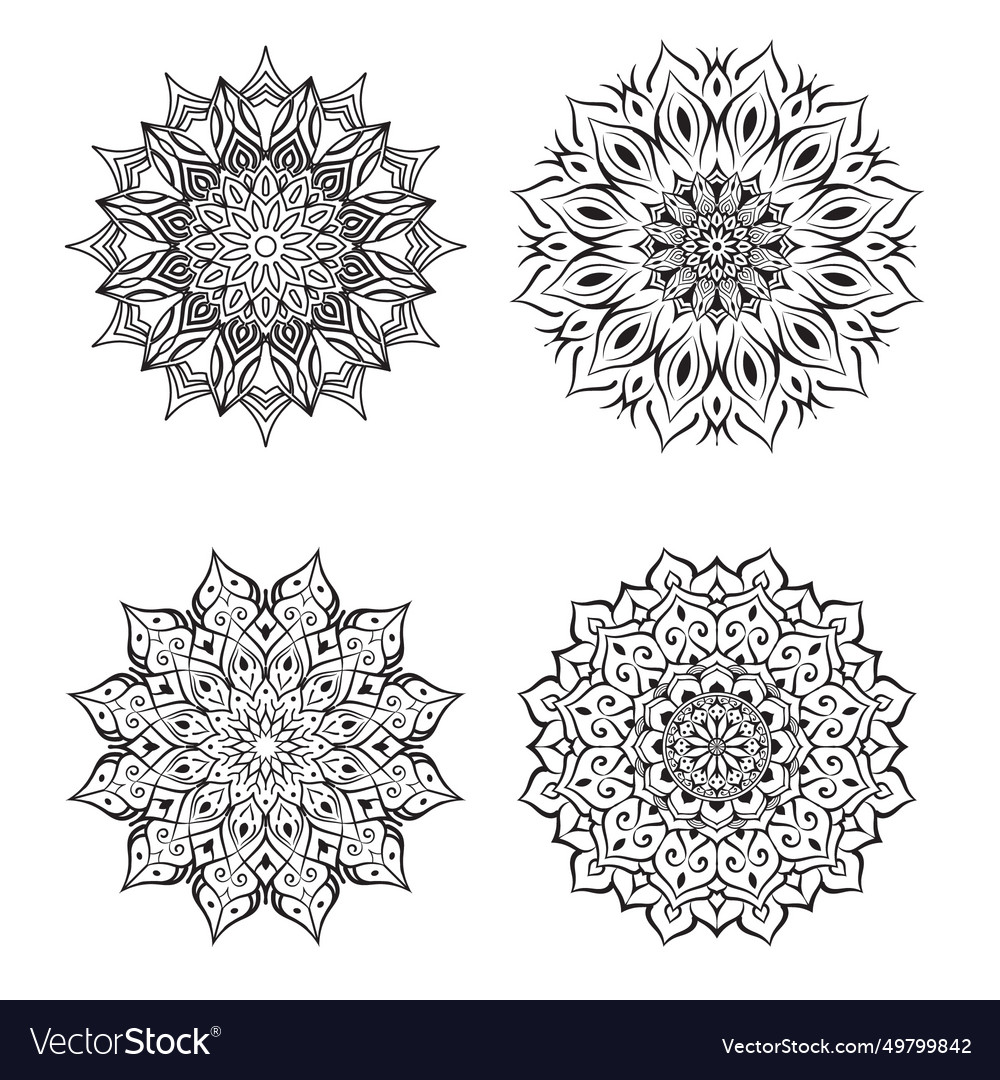 Mandala design for invitation card
