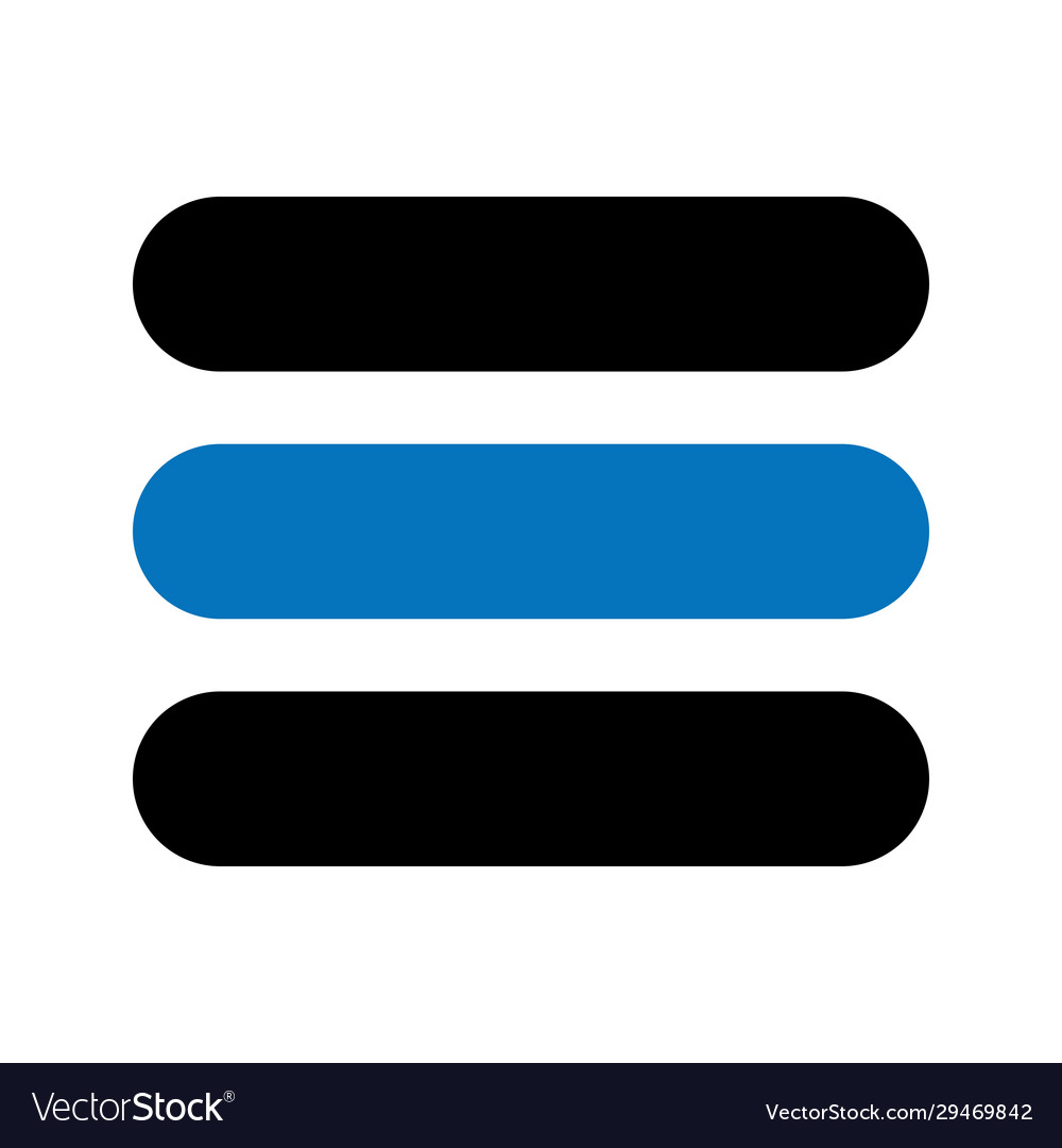 Menu icon isolated on background