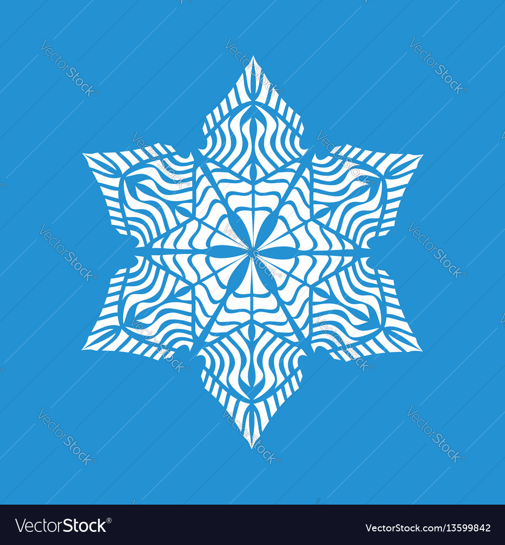 Small snowflake icon simple style