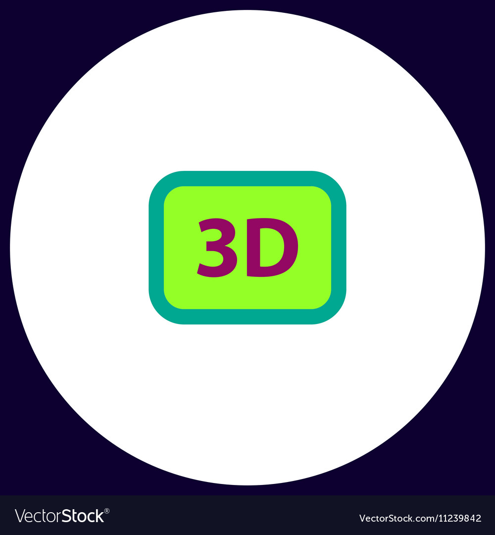 Three dimensional computer symbol