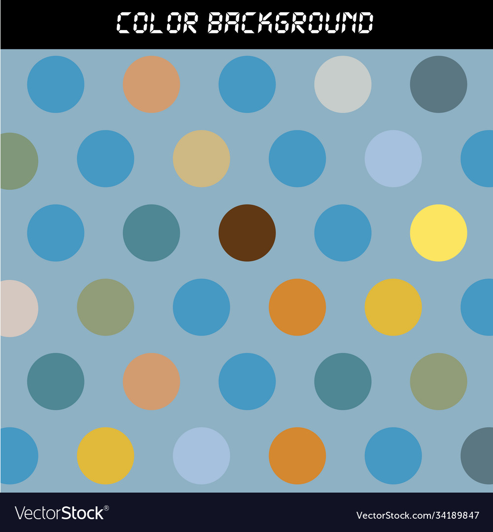 Background dots with many color Vector Image Background dots with many color