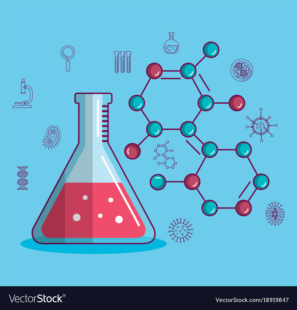 Chemistry science poster icon