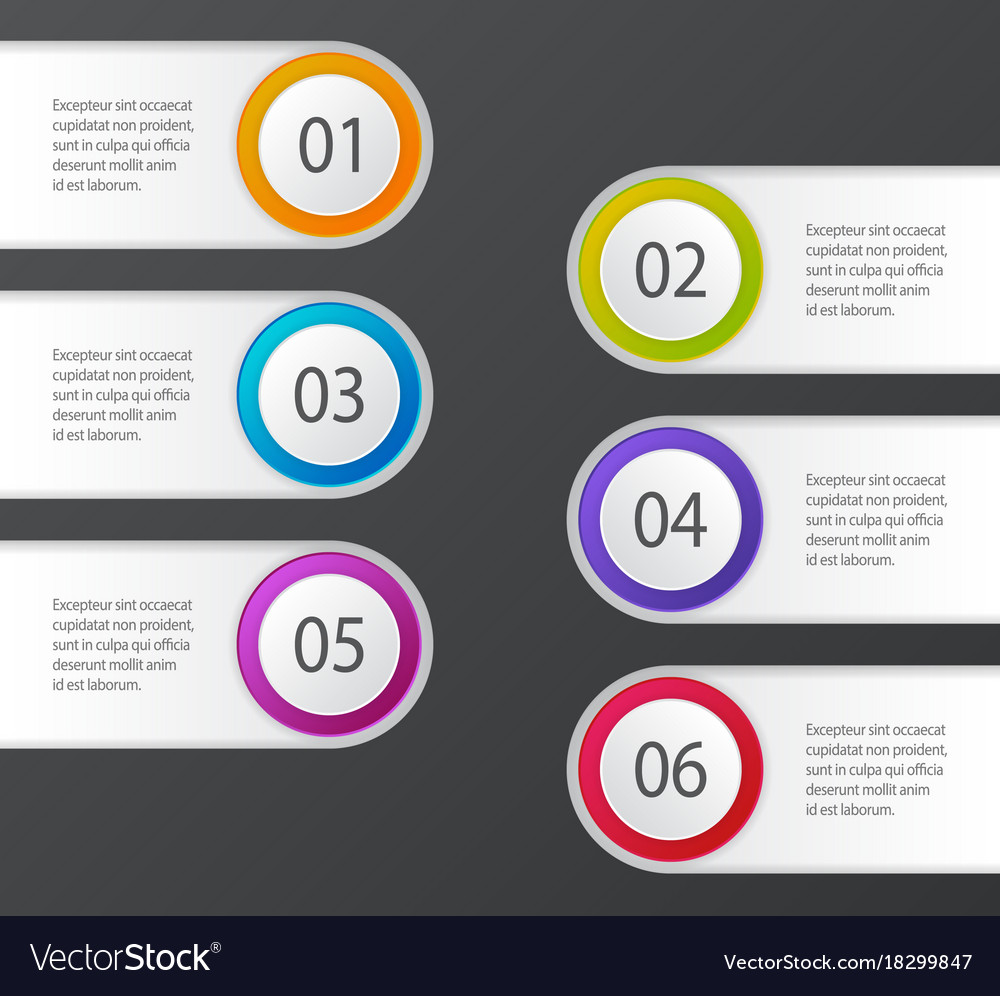 Infographic elements set workflow layout