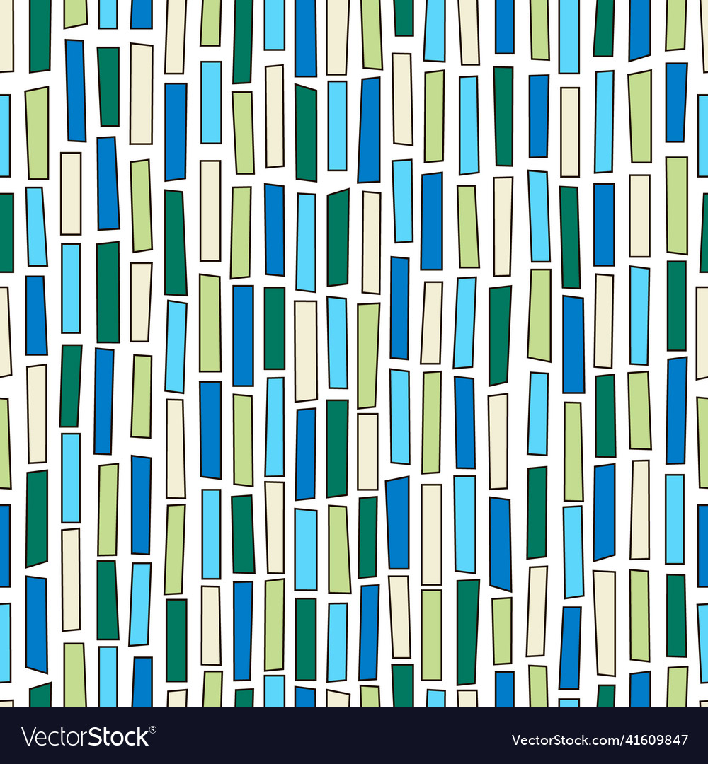 Pattern with colorful rectangles vector image Pattern with colorful rectangles
