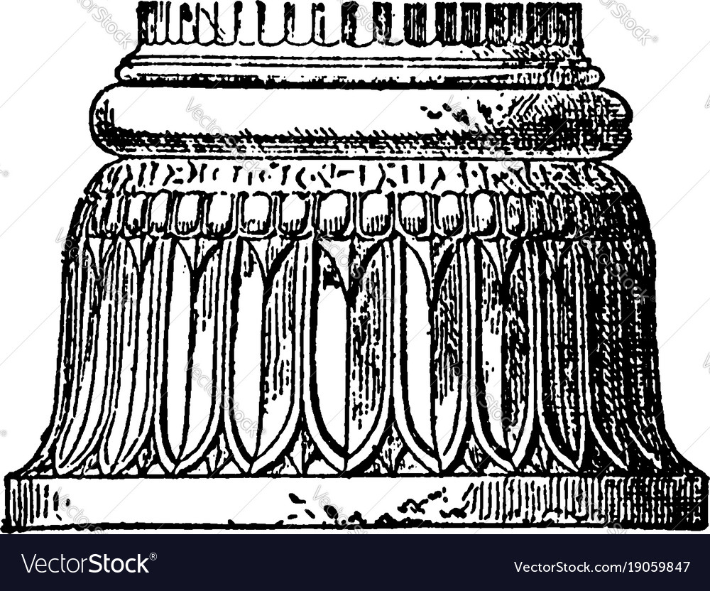 Persian architecture are column base