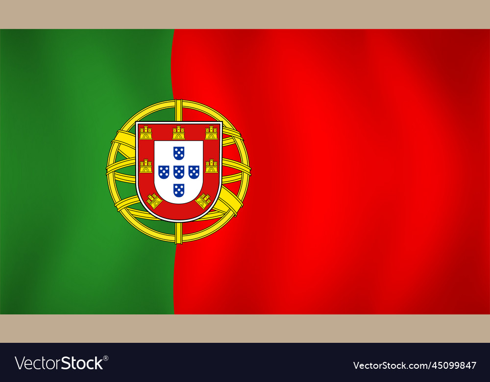 Portugal Flag Background Royalty Free Vector Image Portugal Flag Background Vector 45099847