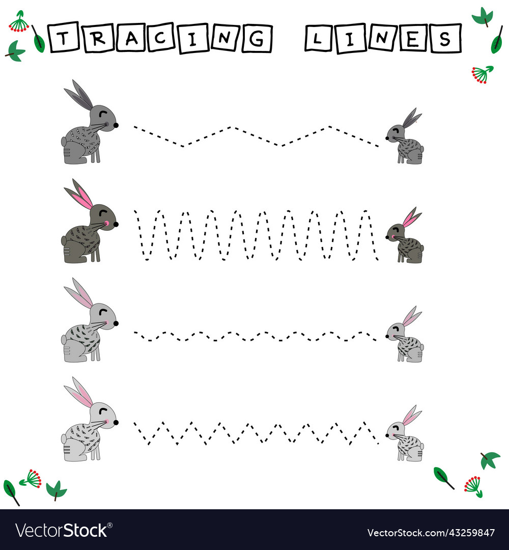 Tracing lines 2 Vector Image Tracing lines 2