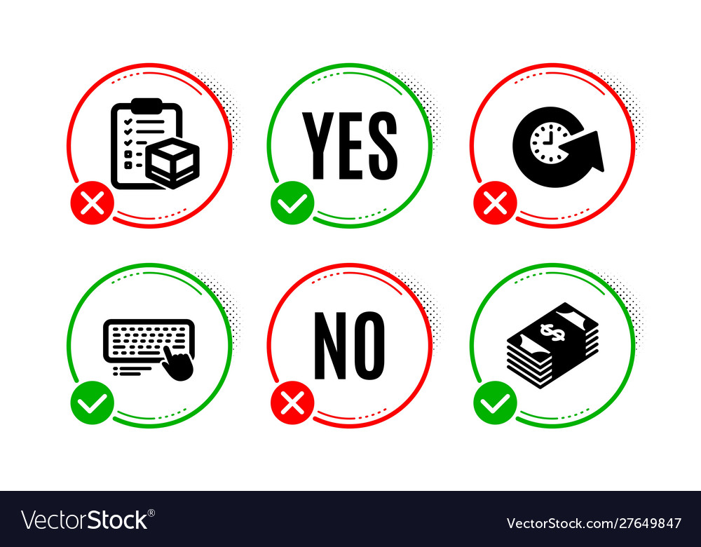 Update time parcel checklist and computer Vector Image Update time parcel checklist and computer