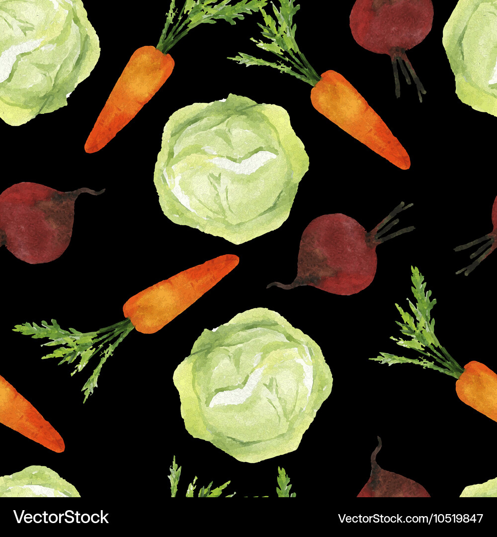 Vegetables seamless pattern Royalty Free Vector Image