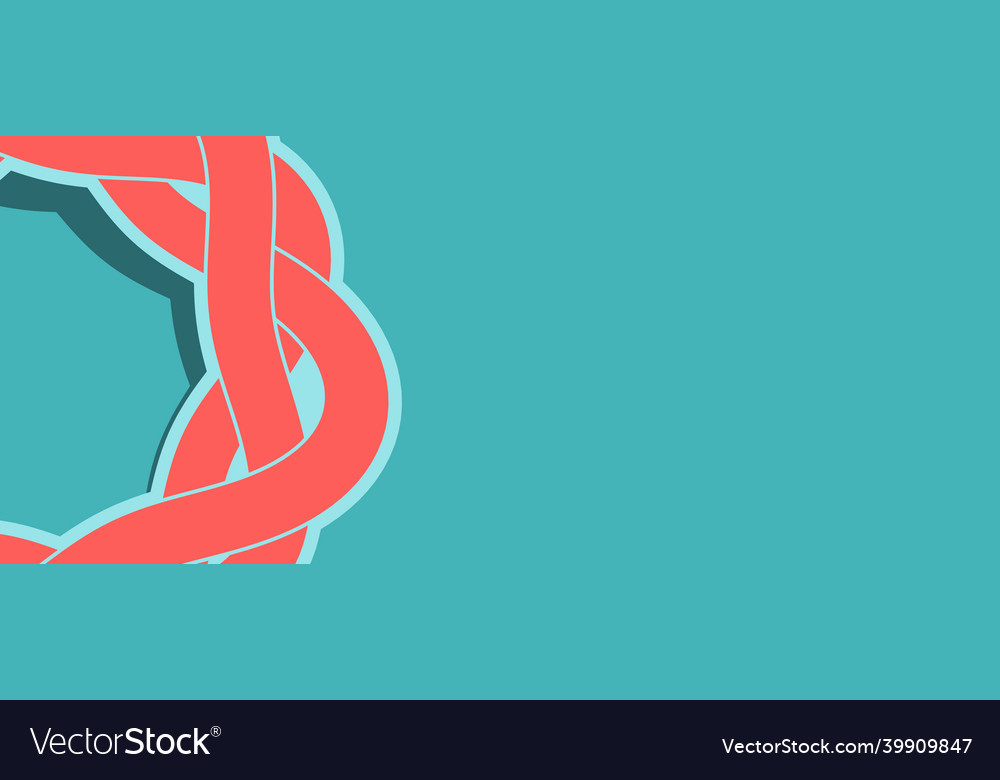 Web banner with circular ornamental design element