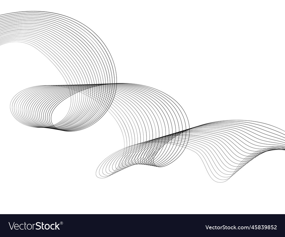 Abstract wave element for design digital vector image Abstract wave element for design digital