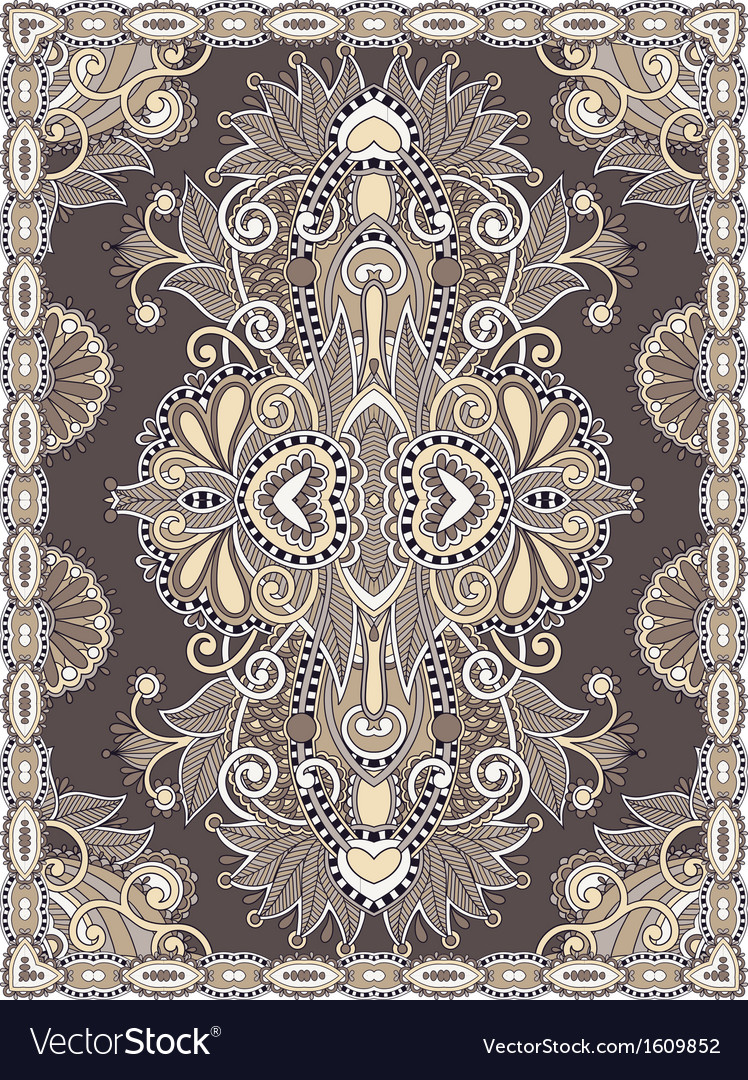 Carpet design Royalty Free Vector Image - VectorStock