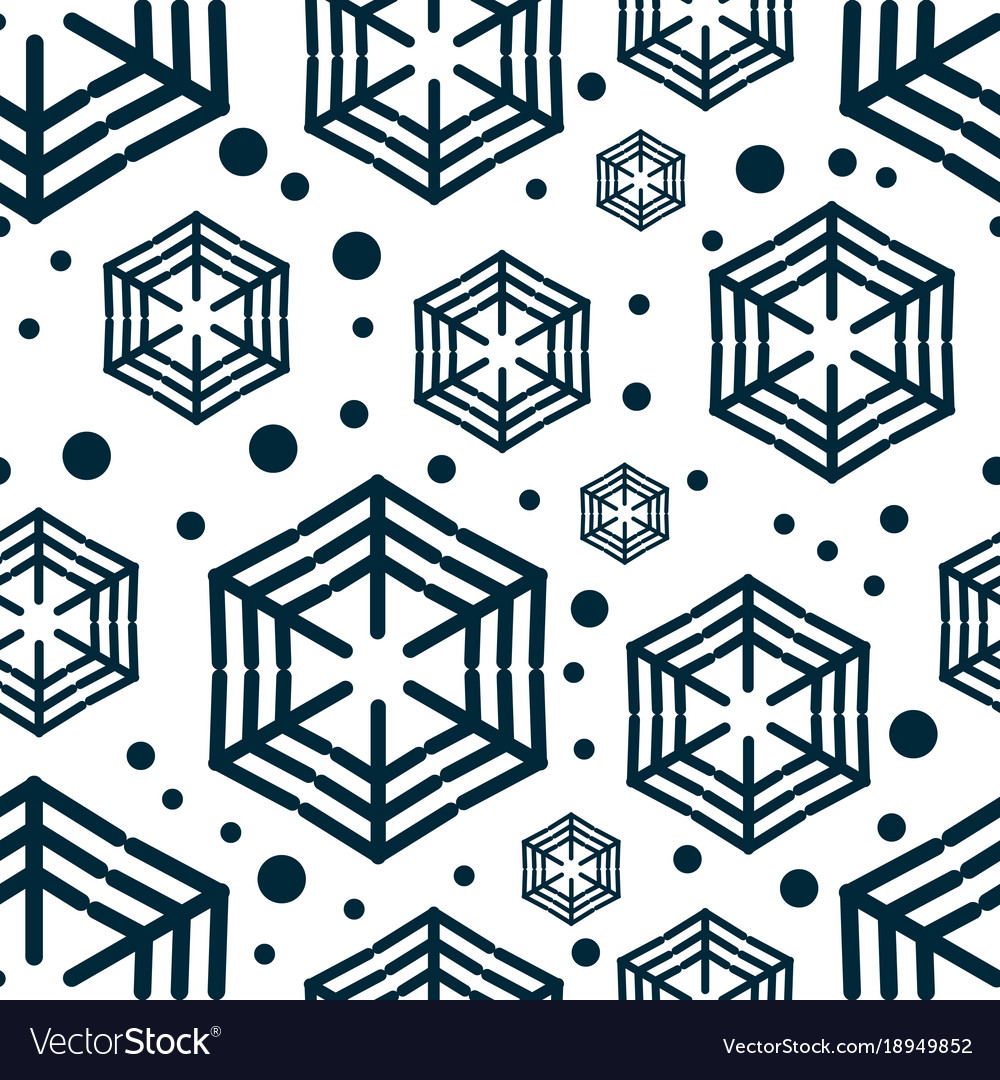 Snowflake Seamless Pattern