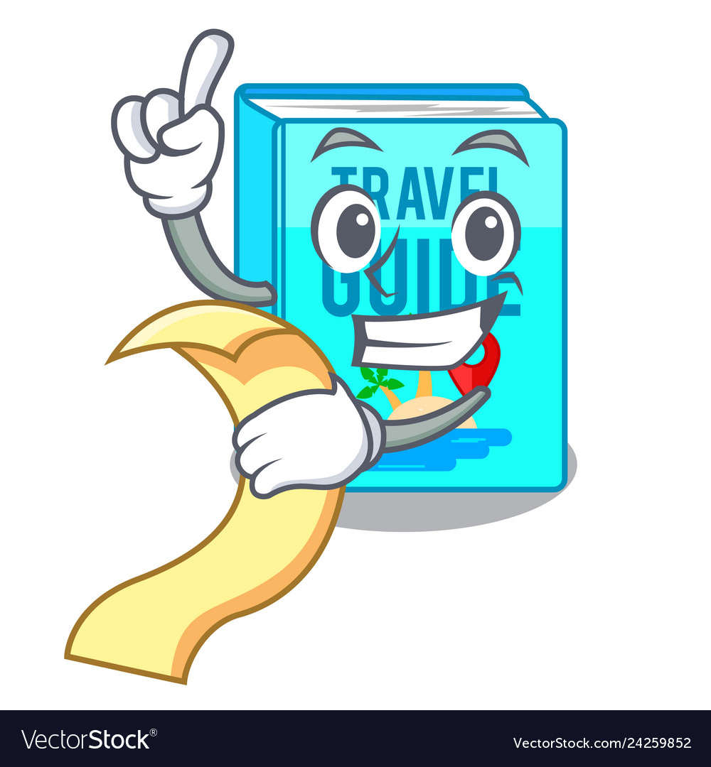 Travel Guide Character with Menu