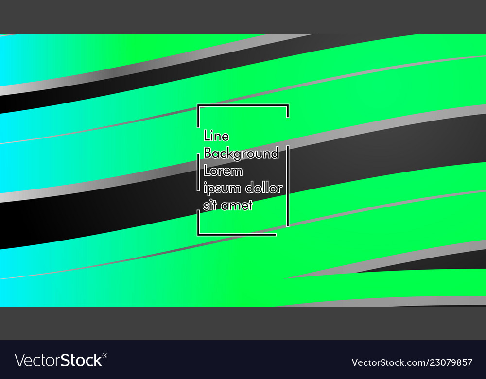 Abstract wave background with green gradient vector image Abstract wave background with green gradient