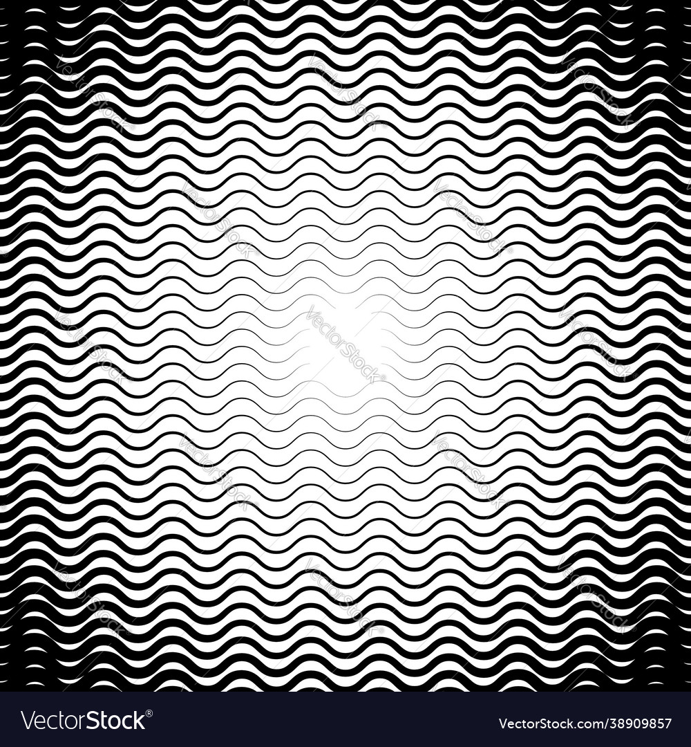Background with gradient black and white wave