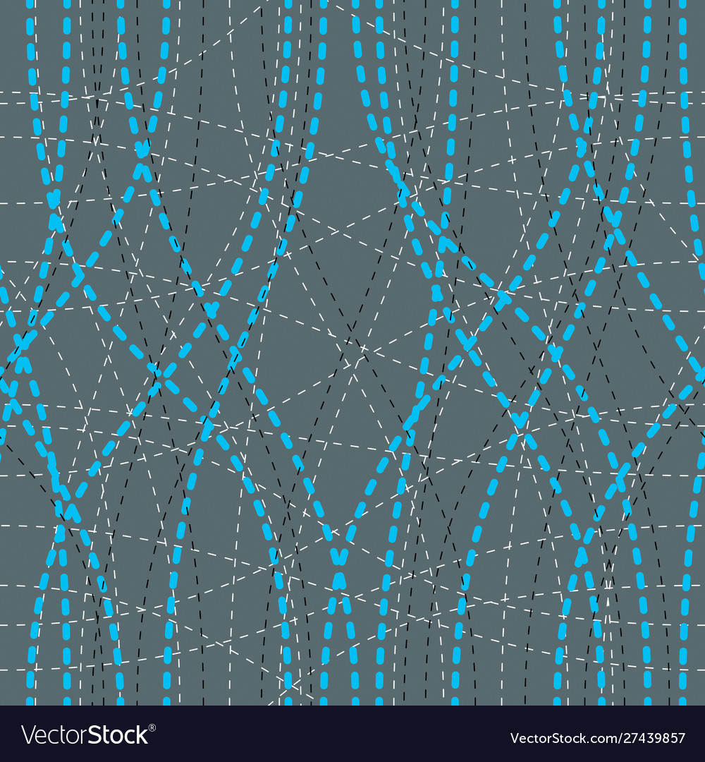 Curve wavy lines seamless pattern repeat endless vector image Curve wavy lines seamless pattern repeat endless