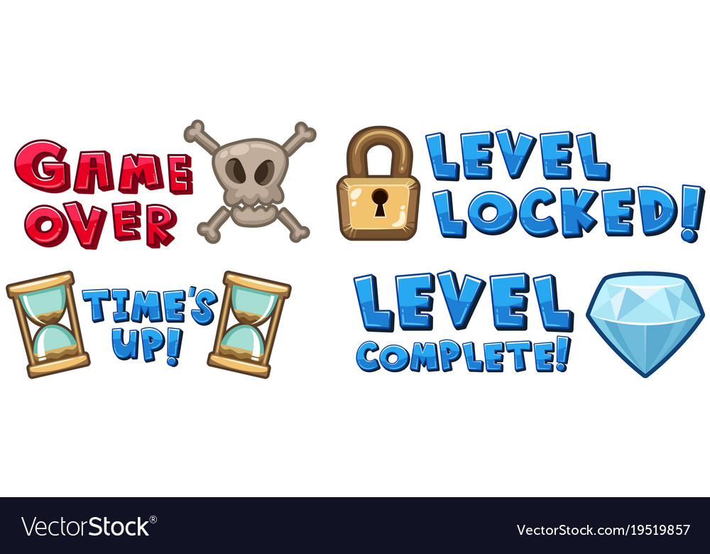 Different words design for computer game