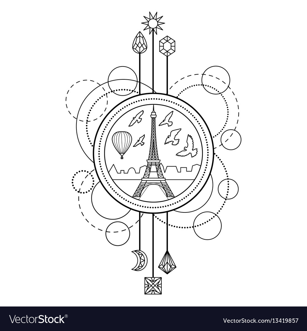 Eiffel tower symbol