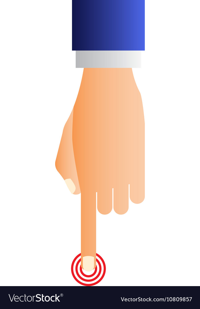 Hands push buttons