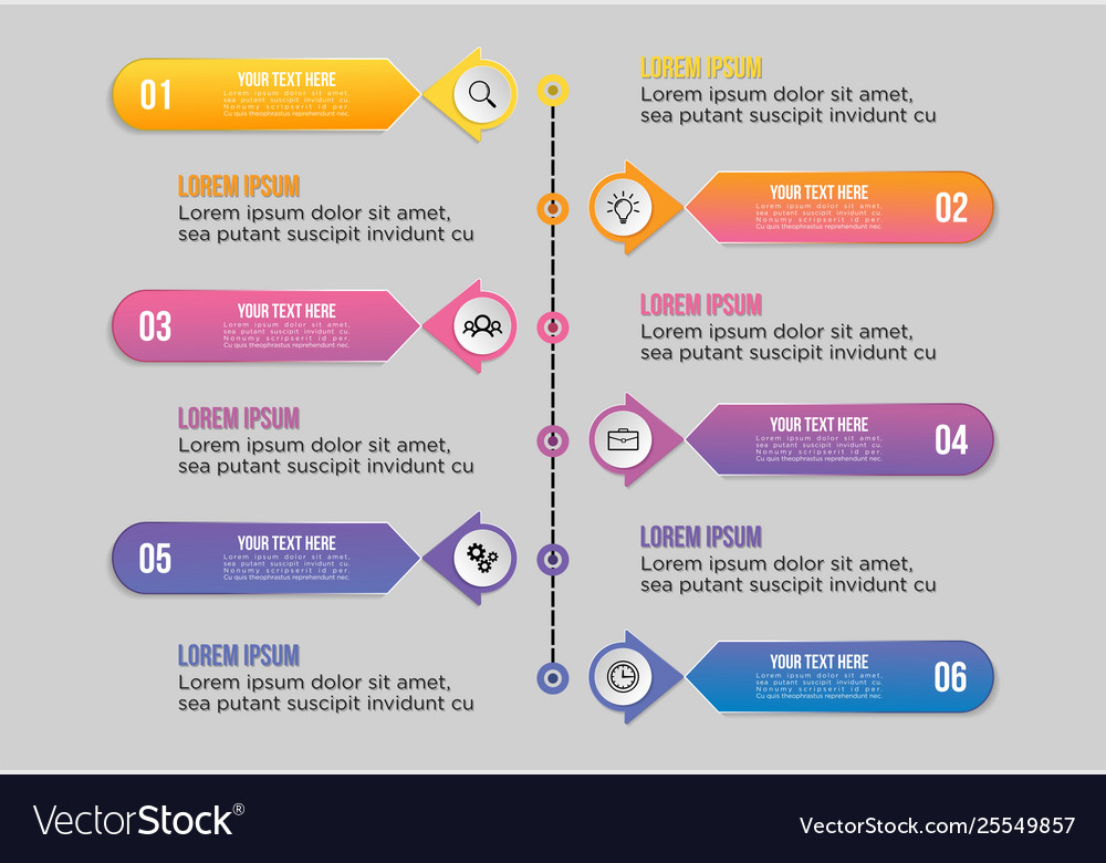 Marketing Steps Infographic Template