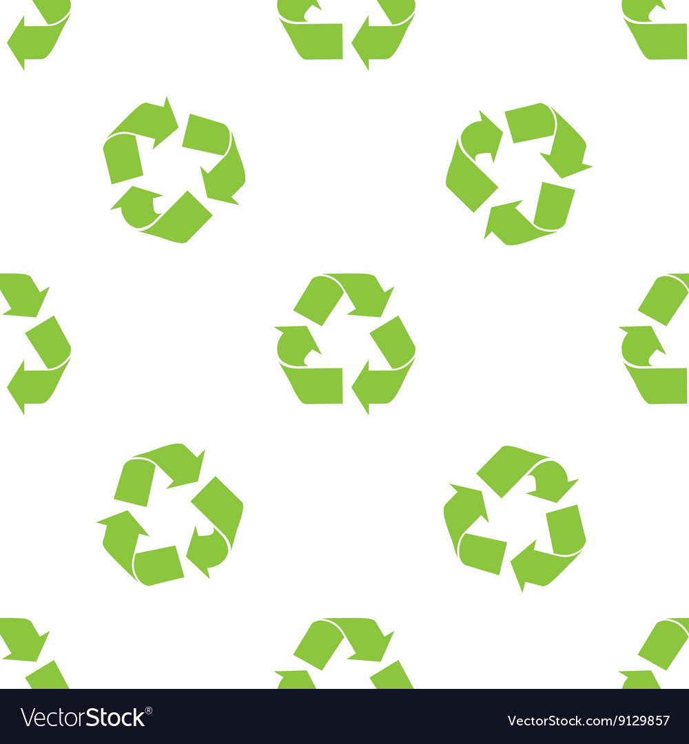 Recycle symbol pattern