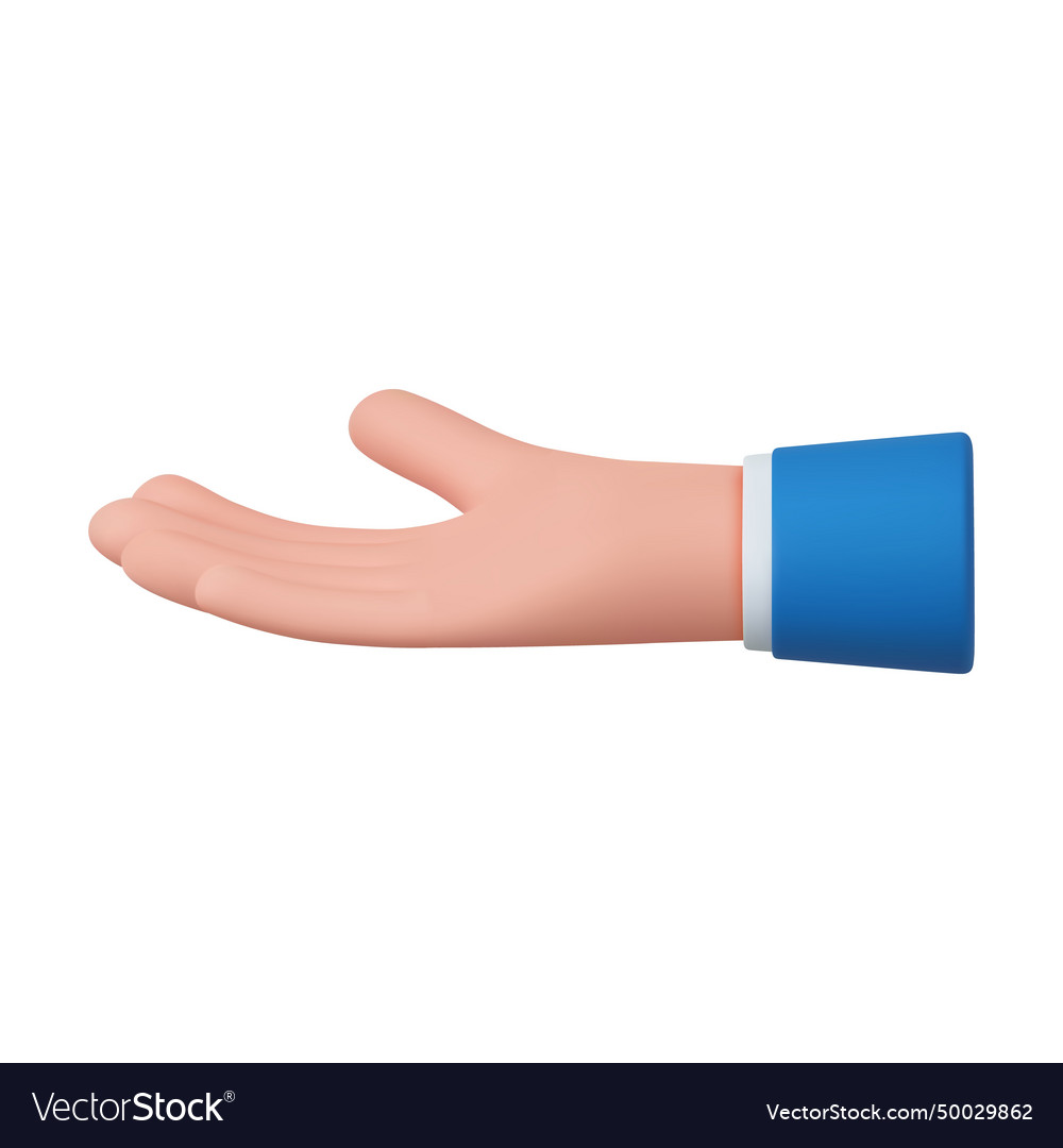 3d cartoon character hand