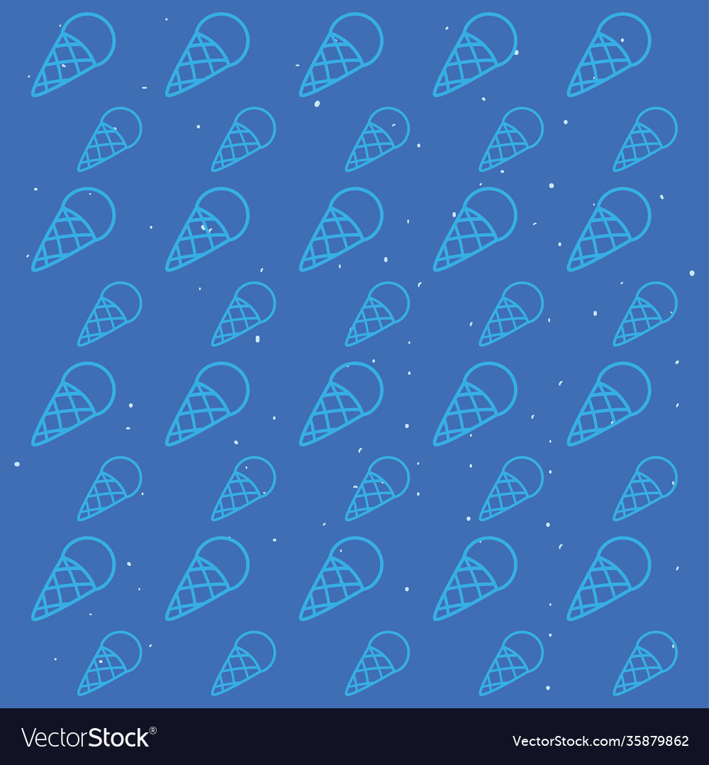 Ice cream cones background line style icon