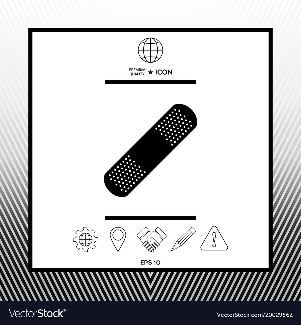 Medical plaster adhesive bandage ico