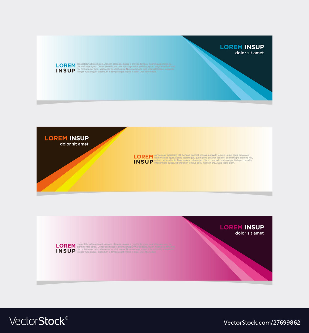Modern banner web background abstract design