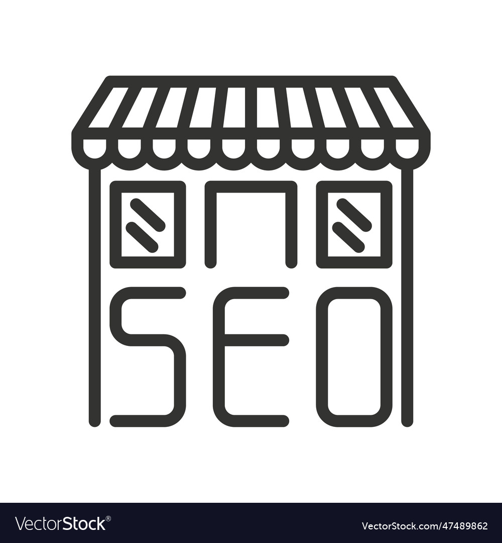 Seo optimization for marketing social media icon