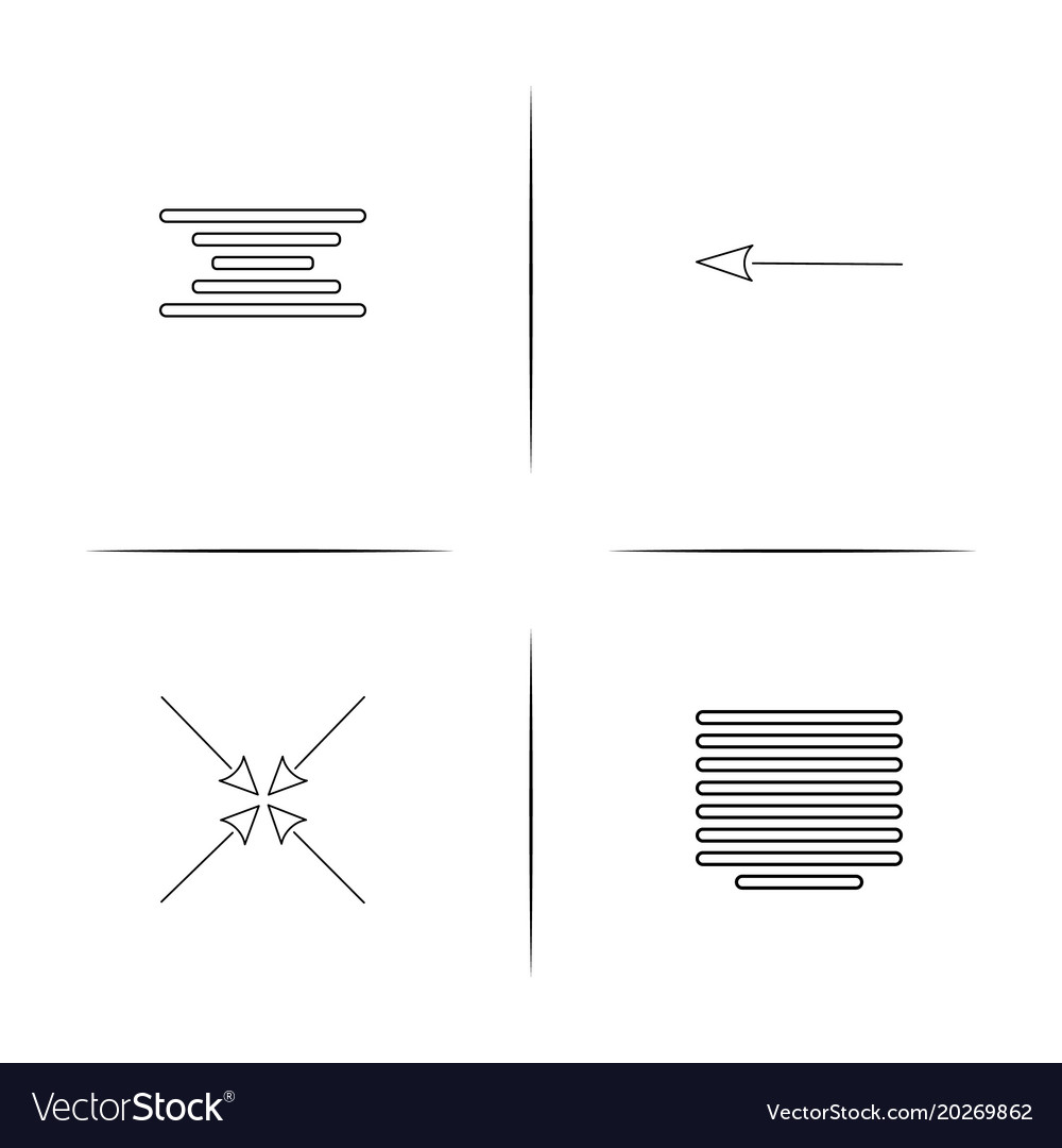 Web linear simple icon setoutline icons