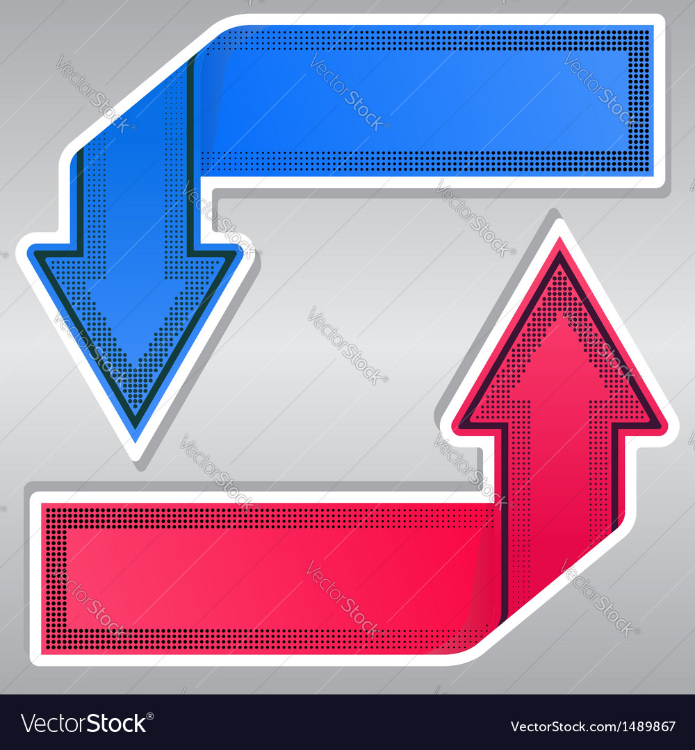 Abstract web arrow