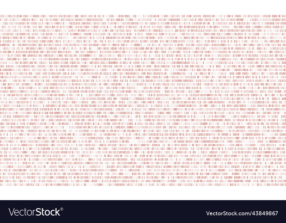 Binary Code Red Background