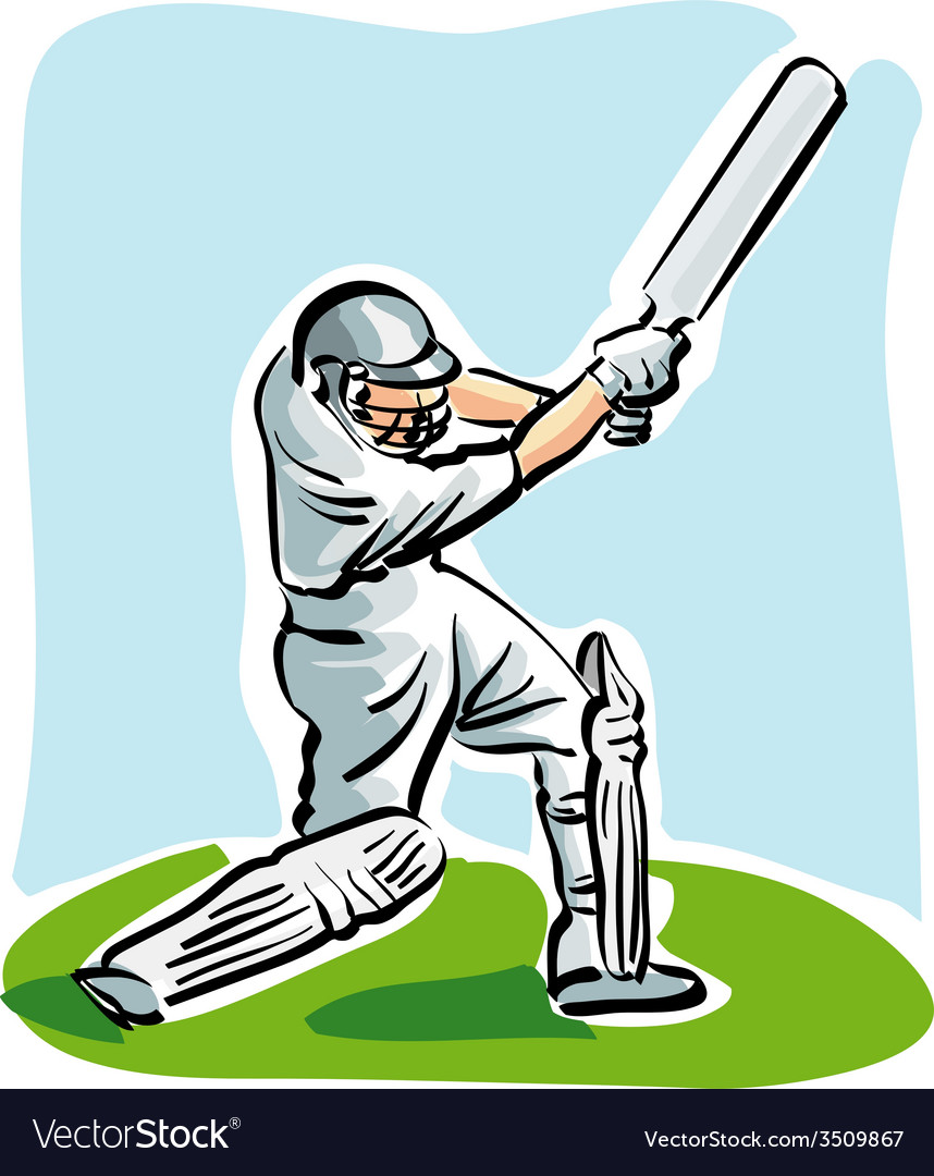 Cricket Royalty Free Vector Image - VectorStock