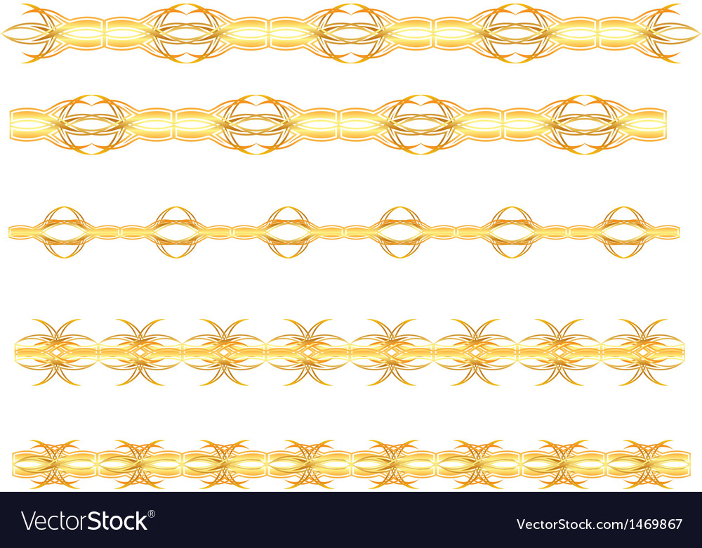 Golden Scroll Border