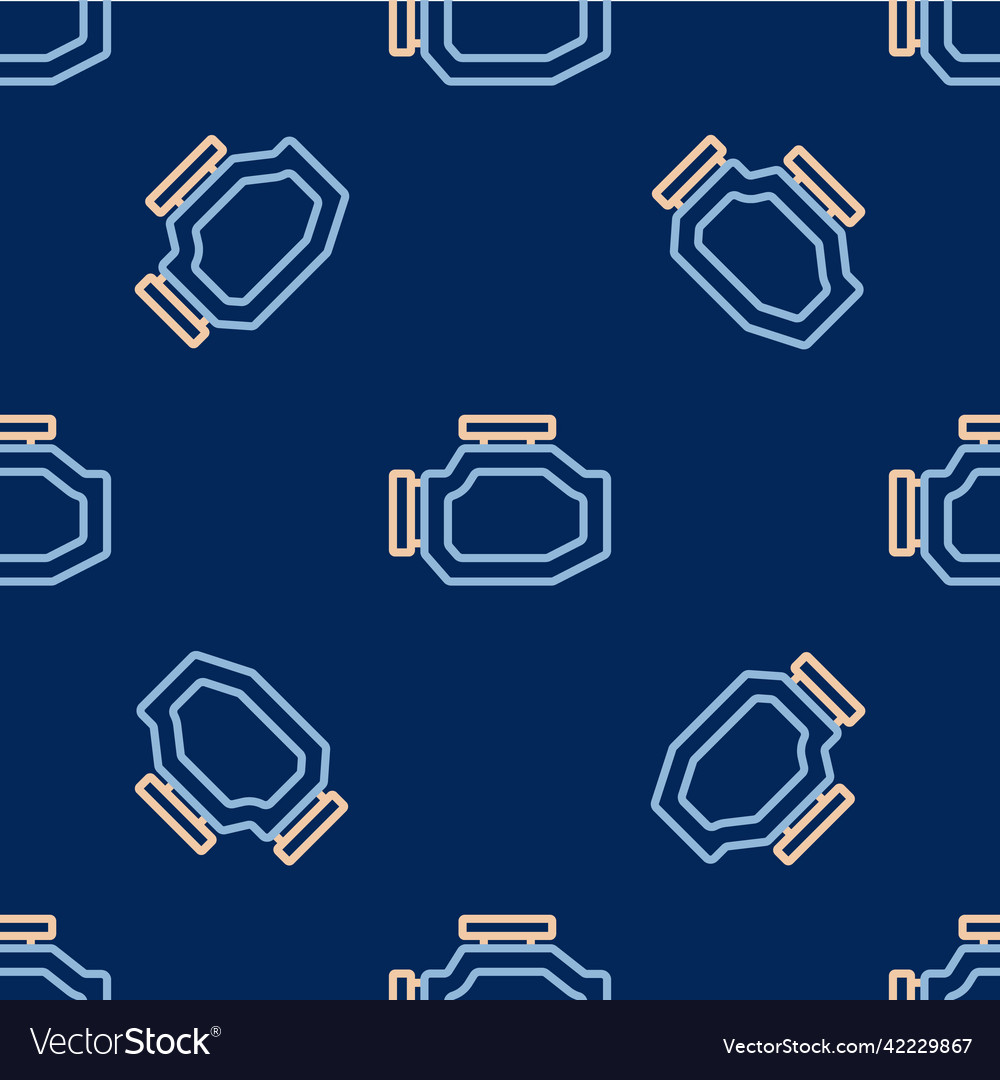 Line check engine icon isolated seamless pattern vector image Line check engine icon isolated seamless pattern