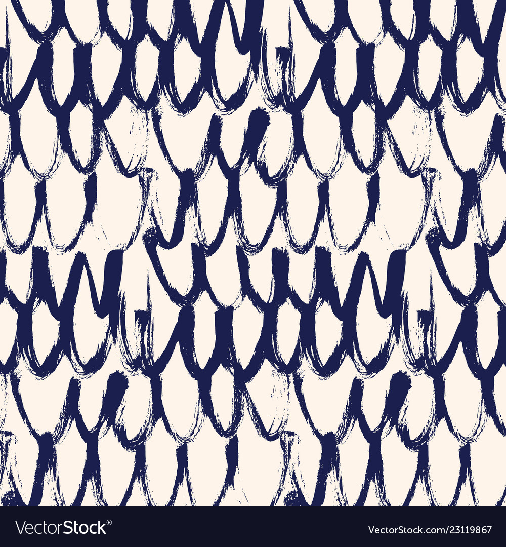 Loops dry brush pattern