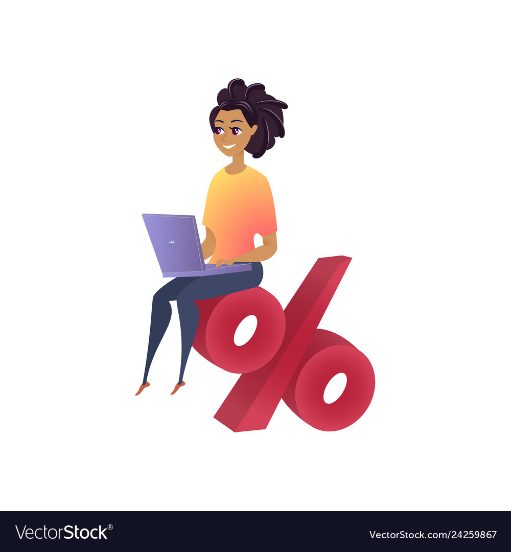 Online shopping website design element template vector image Online shopping website design element template