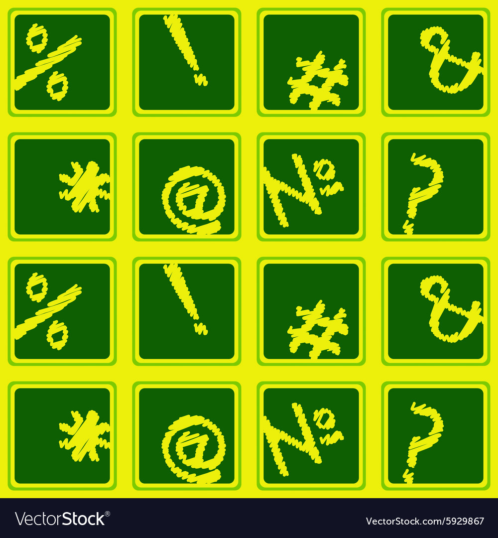 Seamless background with punctuation marks