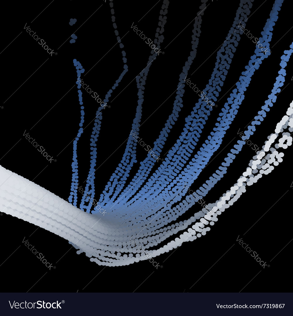 Techno abstract background with dots futuristic