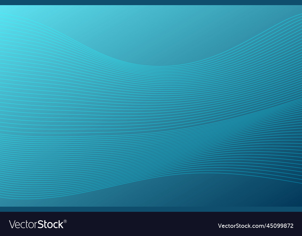 Abstract wave pattern blue gradient background