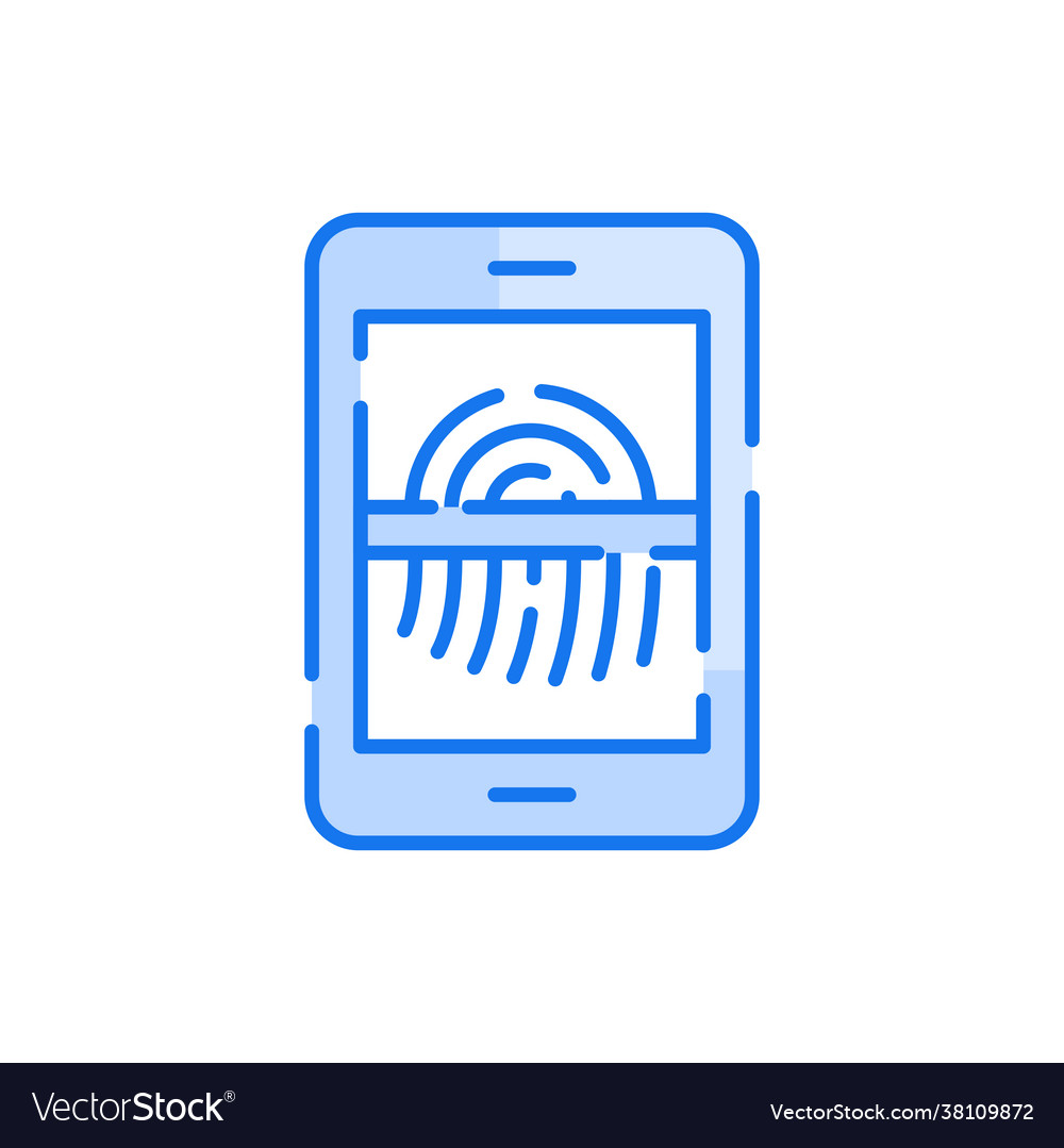 Access control style vector image Access control style