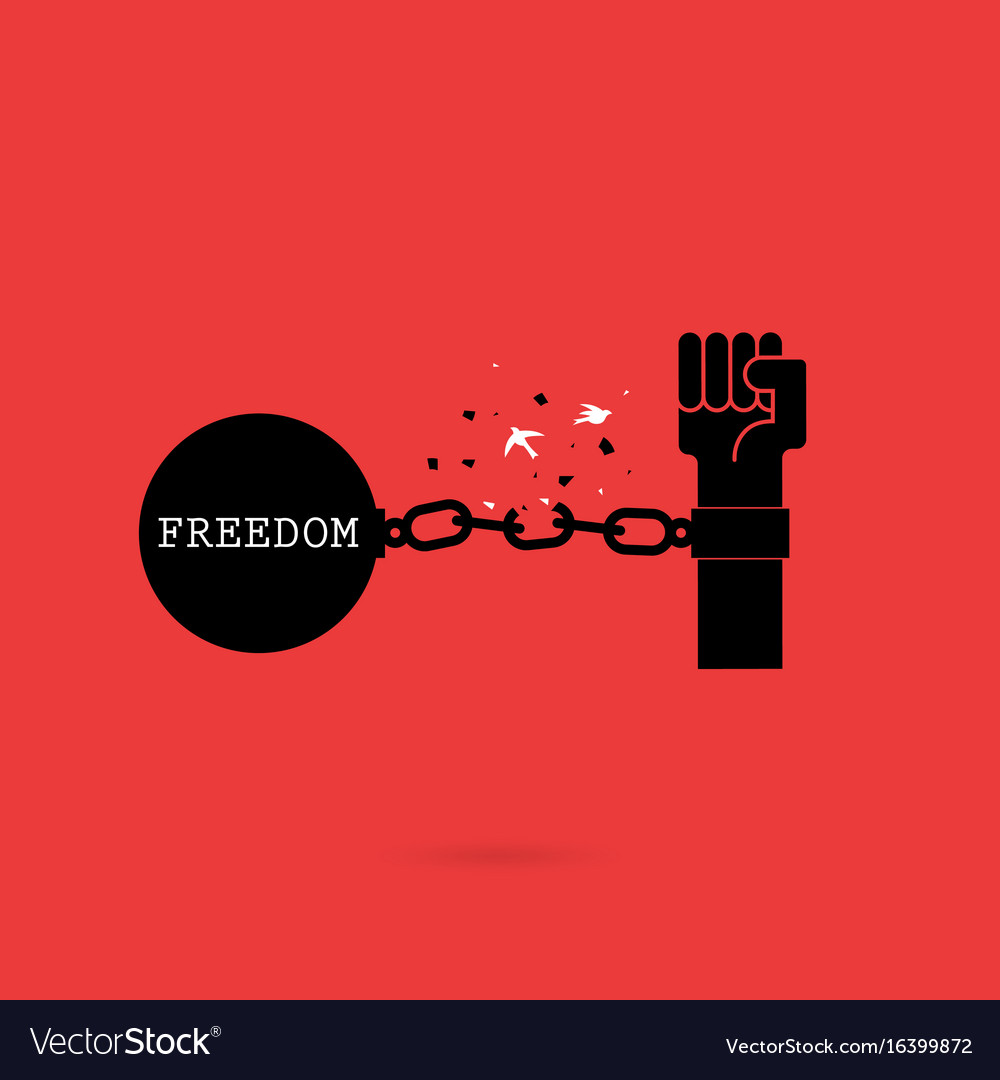 Hands and Broken Chain