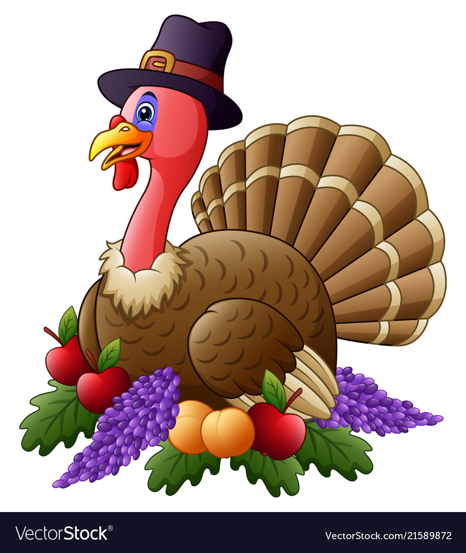 Turkey Day Football Stock Clipart, Royalty-Free