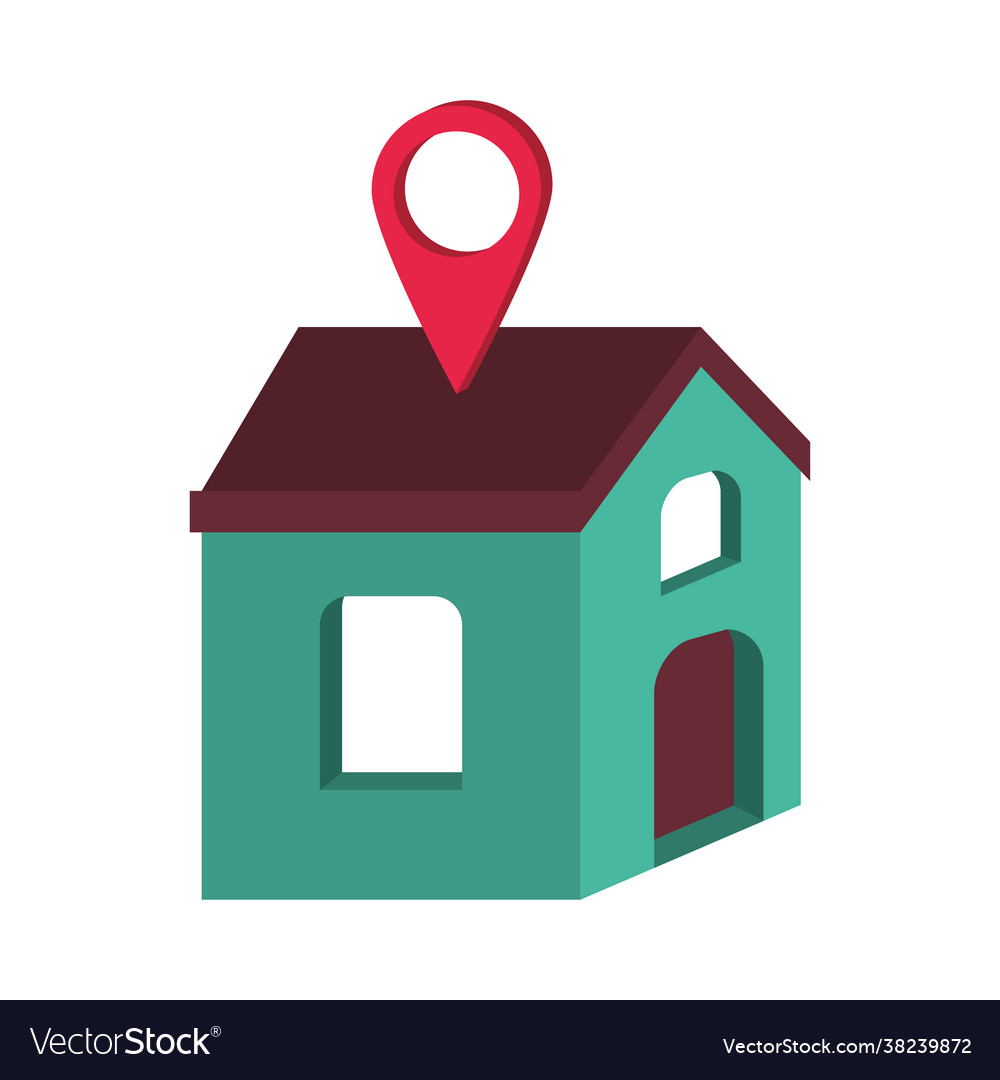 House with location pointer