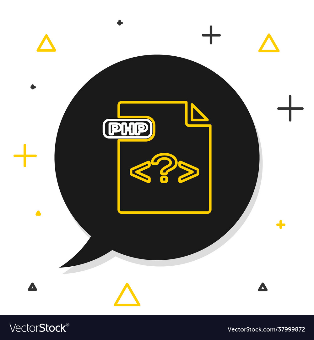 Line php file document download button icon