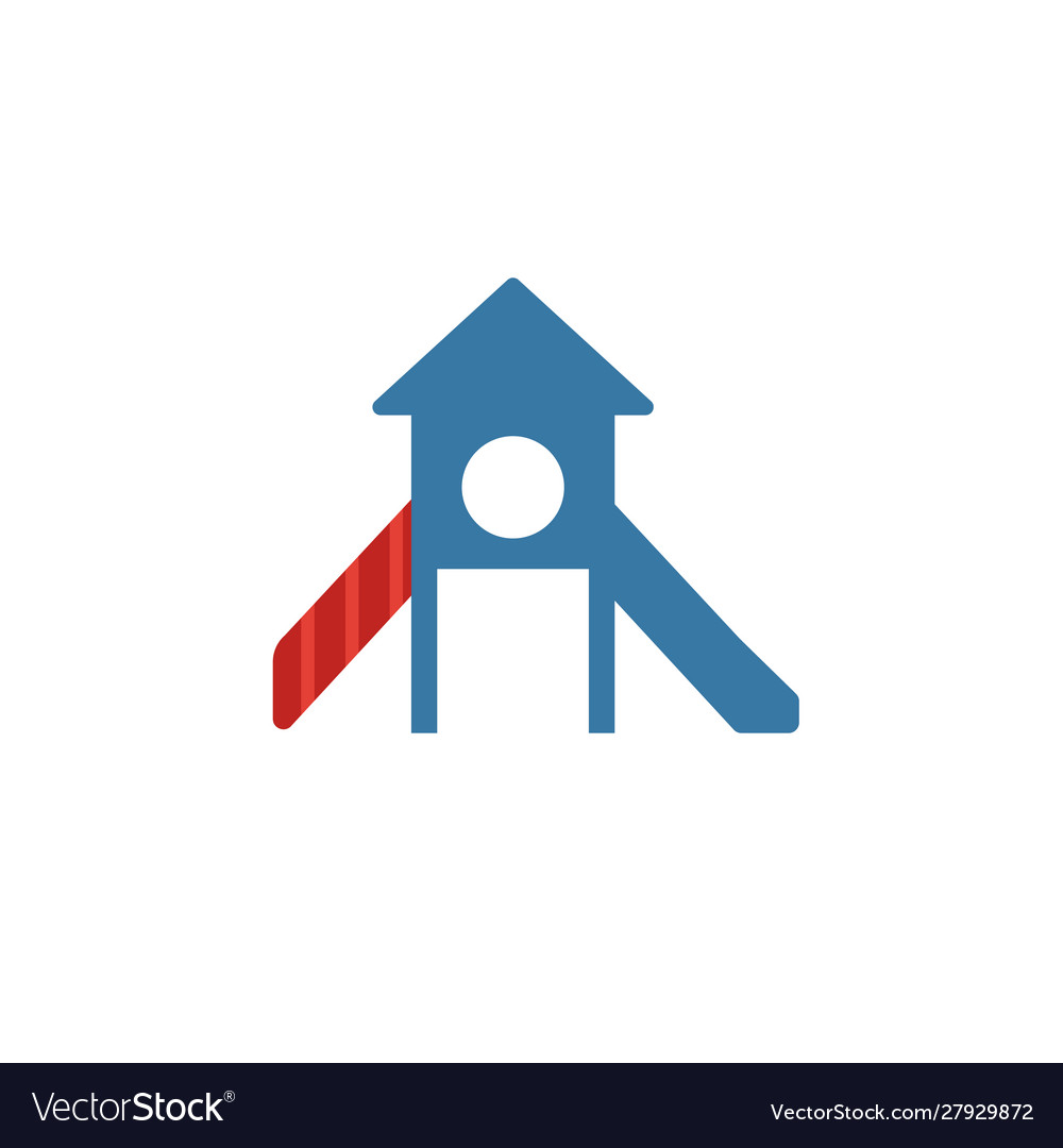 Playground icon simple element from city elements