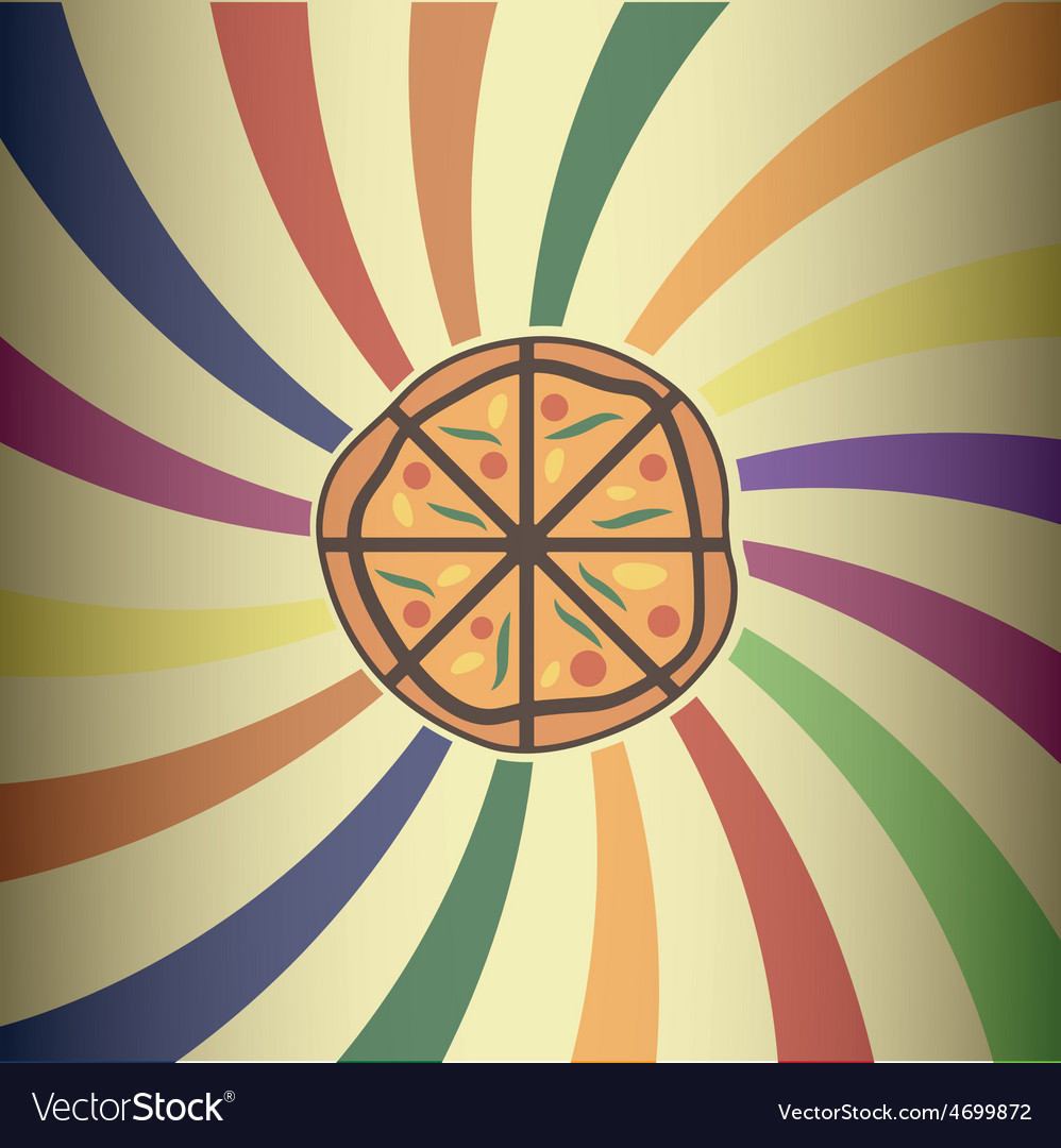 Retro Pizza Slice Pattern