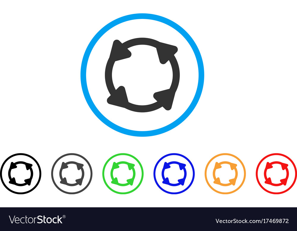 Rotate rounded icon